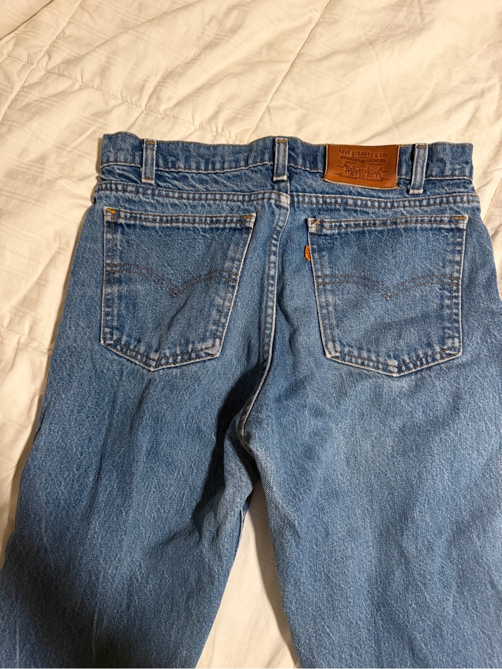 Levi's Blue Denim Jeans - Classic Back Pocket Style